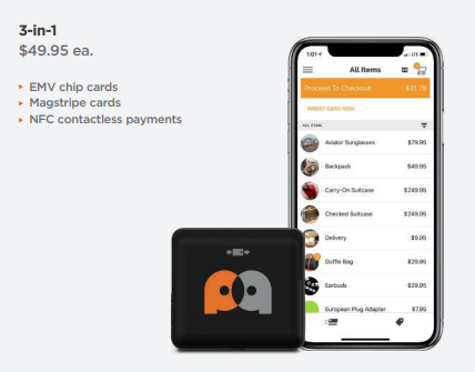 payanywhere 3-in-1 bluetooth credit card reader